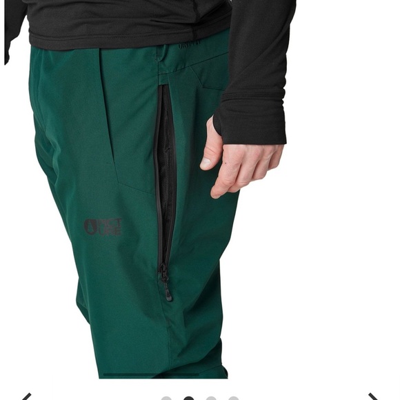 NWT life time warranty. Men's Teal Cargo Pants - Picture 8 of 9